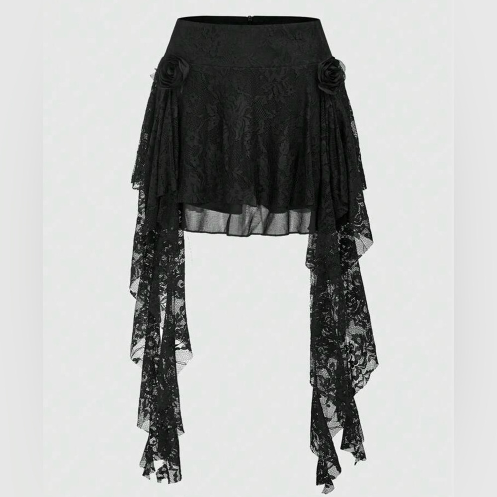 Cute soft lace skirt